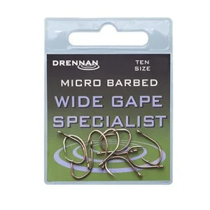Haczyki z zadziorem Drennan Wide Gape Specialist - roz. 14 Ekspresowa dostawa