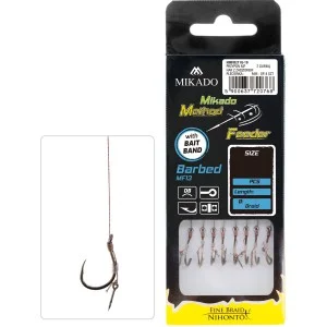 Cena promocyjna Haczyki plecionka Method Feeder MIKADO 8szt Igła 10