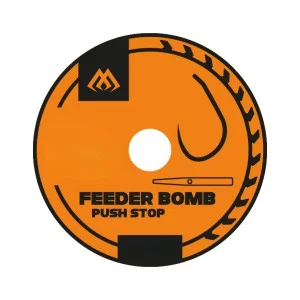 Wyjątkowa oferta PRZYPON FEEDER BOMB MIKADO Z PUSH STOPEM bez zadziora nr 12 /0.18mm/38cm - 8szt.