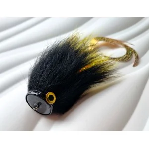 Nowość Mucha szczupakowa Gajda Lures SMOK 25cm BLACK GOLD - 1szt.