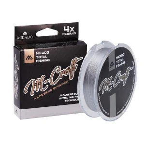 Obniżka ceny PLECIONKA MIKADO ULTRALIGHT M-Craft Braid 0.06mm 3.83kg 150m STEEL GRAY