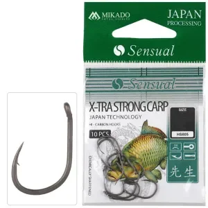 Nie przegap HACZYK MIKADO SENSUAL - X-TRA STRONG CARP nr 12 DB - 10szt.