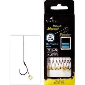 Haczyki plecionka Method Feeder MIKADO bez zadziora 8szt Gumka 4 Ostatnia szansa