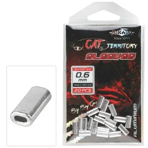 Tylko do końca tygodnia TULEJKA ZACISKOWA MIKADO ALUMINIOWA - rozm. 0.6mm – 20szt.