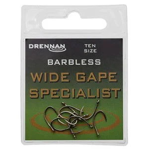 Promocja Haczyki bezzadziorowe Drennan Barbless Wide Gape Specialist - roz. 14
