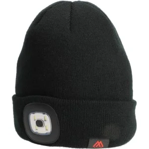 Darmowa dostawa CZAPKA ZIMOWA MIKADO LED BEANIE Z LATARKĄ