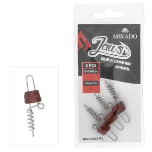 Wybór klientów WKRĘT DO PRZYNĘT MIKADO JAWS QUICK CHANGE SPIRAL - 10gr - 6cm - op.3szt.