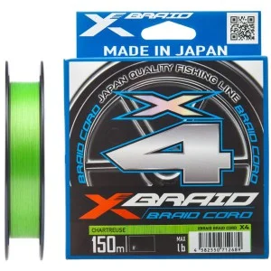 PLECIONKA YGK X-Braid Braid Cord X4 150m PE 1.2/0.185mm 20lb/9.1kg Wybór klientów