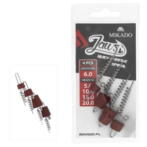 WKRĘT DO PRZYNĘT MIKADO JAWS QUICK CHANGE SPIRAL - MIX - 6cm - op.4szt. Super okazja