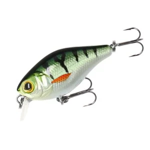 WOBLER MIKADO FISHUNTER BOLD HEAD - 4cm/NATURAL PERCH - PŁYWAJĄCY Nowy