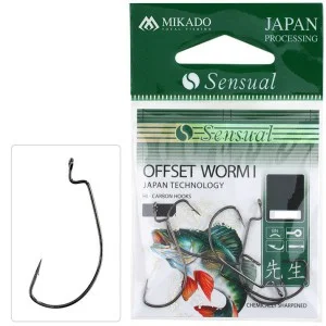 Okazja HACZYKI MIKADO SENSUAL OFFSET WORM I r. 5/0 - 5szt.