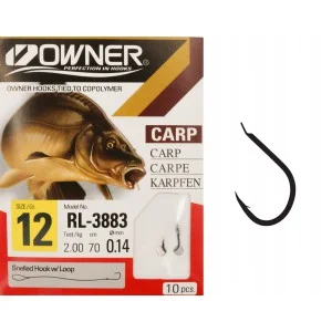 Haczyki z przyponem OWNER ISEAMA 0,14mm r. 12 Niska cena