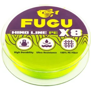 Wyprzedaż PLECIONKA FUGU HIMO LINE PE X8 0,12mm FLUO GREEN 120m