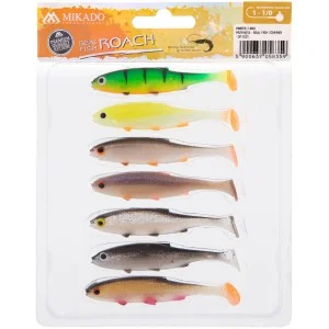 Bezpieczna płatność PRZYNĘTA RIPPER MIKADO REAL FISH ROACH 7cm MIX 7szt.