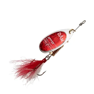 Ograniczona ilość BŁYSTKA DAM EFFZETT STANDARD DRESSED SPINNER ROZ.1 3G SINKING REFLEX RED