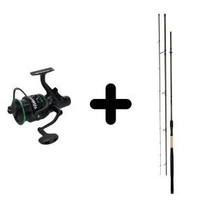 Do wyczerpania zapasów Zestaw Wędka Mikado Katsudo Distance Feeder 120g + Kołowrotek Mikado Toxy FR