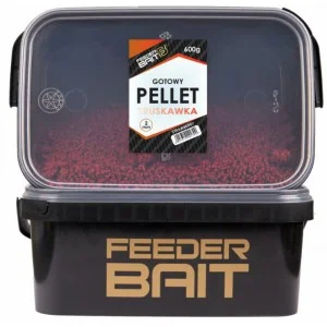 Ograniczona ilość Pellet gotowy w wiaderku Feeder Bait 600g Truskawka