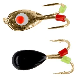 Ostatnie sztuki PRZYNĘTA MIKADO ICE BUG rozm. 4mm - CZARNO ZŁOTY - op.4szt.