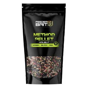 Pellet 4mm Halibut - Green black red - Feeder Bait Nowość