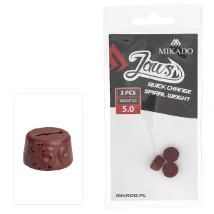 WYMIENNE OBCIĄŻENIE DO WKRĘTÓW MIKADO JAWS QUICK CHANGE SPIRAL - 5gr - op.3szt. Zamów teraz