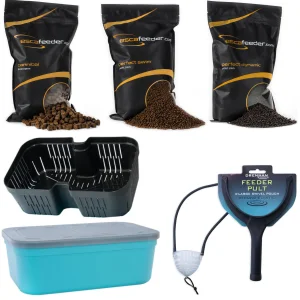 Premium Zestaw Drennan DMS Pudełko Sito Proca + PelletyEsca Feeder