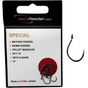 Okazja Haczyki z zadziorem ESCA FEEDER SPECIAL do METHOD FEEDER r. 12