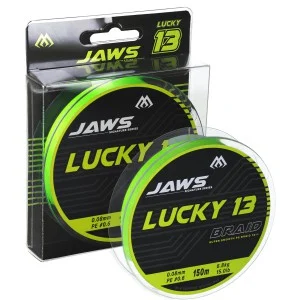 PLECIONKA MIKADO JAWS LUCKY 13 - 0.08mm/6.8kg/150m - FLUO ZIELONA Ostatnia szansa