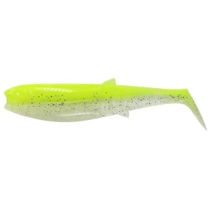 GUMA SAVAGE GEAR CANNIBAL SHAD 10CM 9G FLOU YELLOW GLOW Dostępne od ręki
