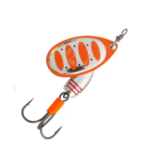 Dostępne od ręki BŁYSTKA SAVAGE GEAR ROTEX SPINNER ROZ.4 11G SINKING FLUO ORANGE/SILVER