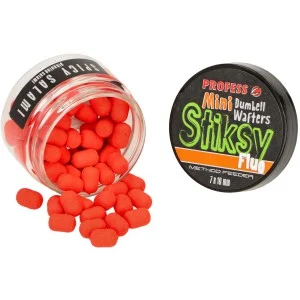 Wybór klientów Dumbell Wafters FLUO STIKSY PROFESS PIKANTNE SALAMI 7x10 mm