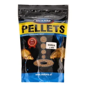 Łatwy zwrot Pellet Zanętowy 2mm Method Feeder MCKARP 500g Wanilia