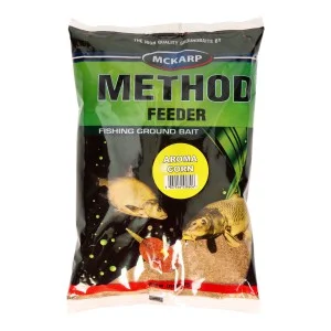 Łatwy zwrot Zanęta Method Feeder MCKARP 1kg Aroma Corn