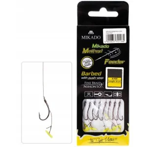 Ostatnia szansa Haczyki plecionka Method Feeder MIKADO Stoper 8