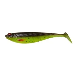 Wysoka jakość Przynęta Gumowa DAM Effzett Shadster 12cm/16,8g, Motoroil Chatreuse UV