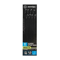 Bezpieczne zakupy Przypon Matrix MXC-3 Super Stop Rig rozm.16 0,145mm/15cm (8szt.)
