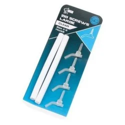Wybór klientów Pozycjoner Nash Zig Screws Large Clear (4szt.)