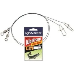 Przypon wolframowy Konger Wolfram Standard 6kg/15cm (2szt.) Nowy