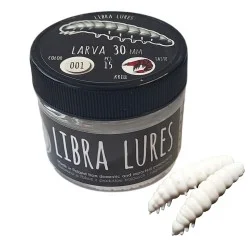Popularny Przynęta gumowa Libra Lures Larva 001 White