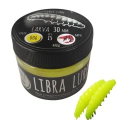 Okazja Przynęta gumowa Libra Lures Larva 006 Hot Yellow