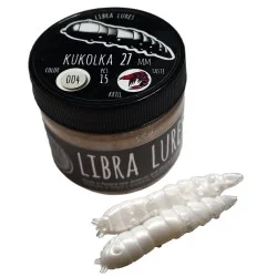 Do wyczerpania zapasów Przynęta gumowa Libra Lures Kukolka 004 Silver Pearl