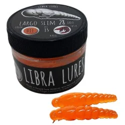 Dostępne od ręki Przynęta Gumowa Libra Lures Largo Slim 011 Hot Orange