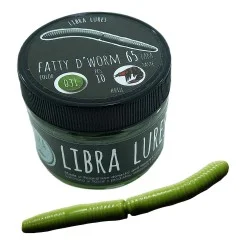 Przynęta gumowa Libra Lures Fatty D'Worm 031 Olive Ekspresowa dostawa