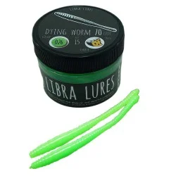 Nowość Przynęta gumowa Libra Lures Dying Worm 026 Hot Green