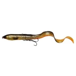 Przynęta gumowa Savage Gear 3D Hard Eel 17cm/50g, Black Gold Do wyczerpania zapasów