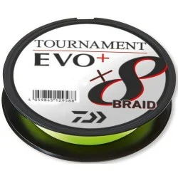 Plecionka Daiwa Tournament X8 Braid EVO+ 270m, Chartreuse Szybka wysyłka