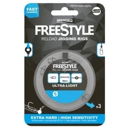 Przypon Spro Freestyle Reload Jig Rig 68cm (3szt.) Szybka dostawa