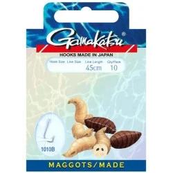 Łatwy zwrot Przypon Gamakatsu Maggots LS-1010 rozm.16 0,10mm/45cm (10szt.)