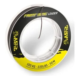Leader Black Cat Front Zone Leader 1mm/50m, Red Obniżka ceny