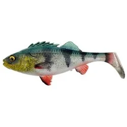 Przynęta gumowa Savage Gear 4D Perch Shad, Green Silver Promocja