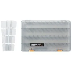 Darmowy zwrot Pudełko na przynęty Savage Gear Lurebox Smoke 6B Deep